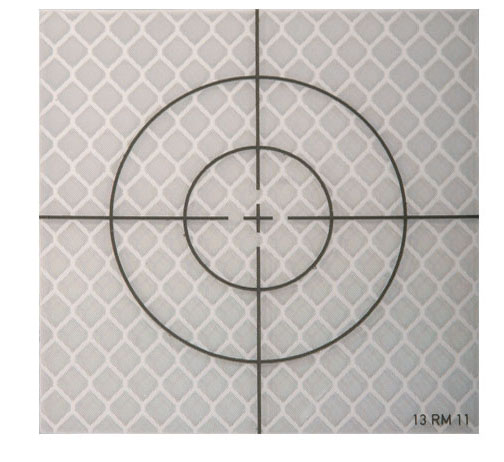 Target adesivo riflettente 6 x 6 cm              