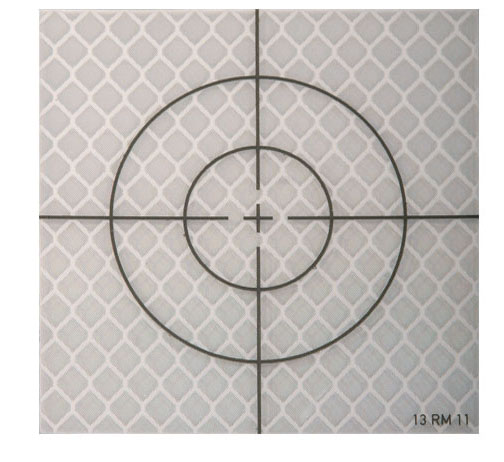 Target adesivo riflettente 4 x 4 cm        