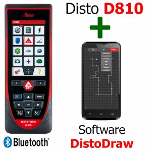 Leica Disto D810 touch + Software DistoDraw per An