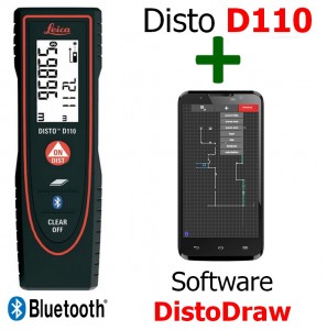 Leica Disto D110 + Software DistoDraw per Android 